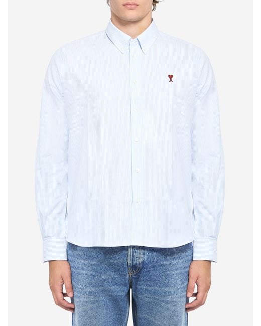 AMI White Ami De Coeur Shirt for men