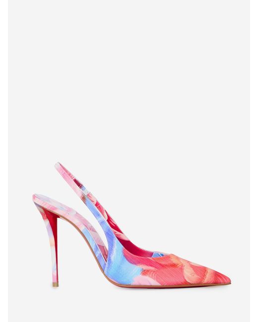 Christian Louboutin Pink Miss Z Slingback Pumps