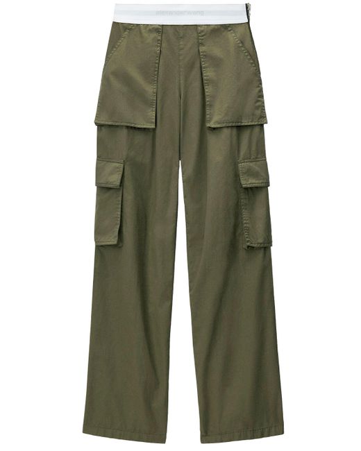 Alexander Wang Green Cargo Pants