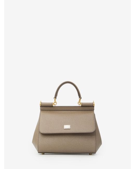 Dolce & Gabbana Natural Sicily Handbag Small