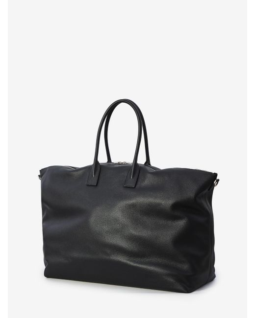 Saint Laurent Black Giant Bowling Tote Bag for men