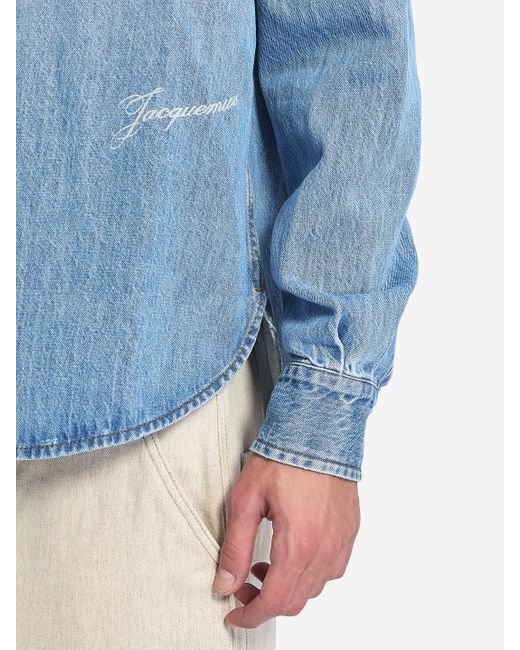 Jacquemus Blue De Nimes Simon Denim Shirt for men
