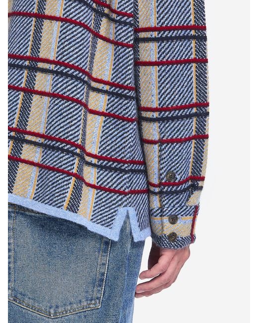 Maglione A Quadri di Guest In Residence in Blue
