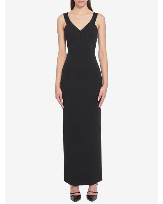 Solace London Black Nalani Maxi Dress