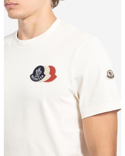 Moncler White Tshirt for men