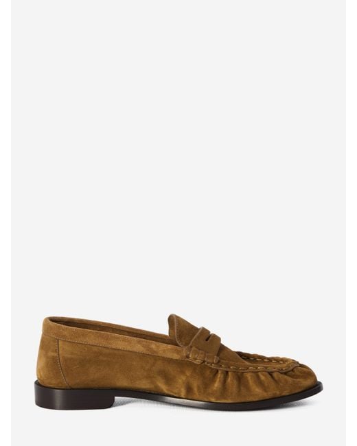 Saint Laurent Brown Le Loafer Mocassins for men