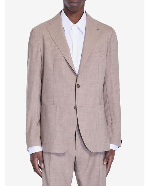 Tagliatore Brown Twopiece Suit for men