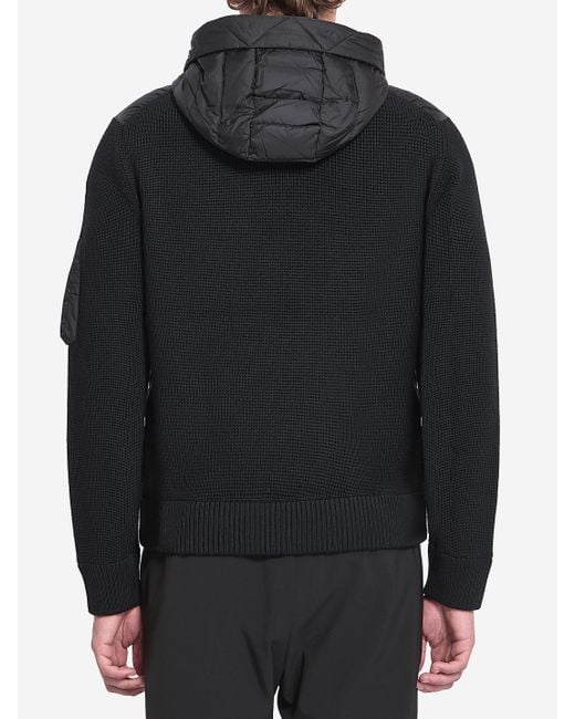 Moncler Black Tricot Jacket for men