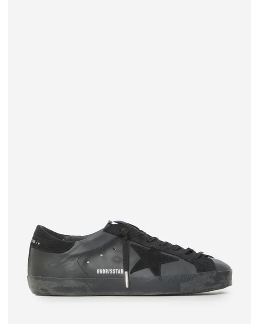 Golden Goose Deluxe Brand White Super Star Sneakers for men