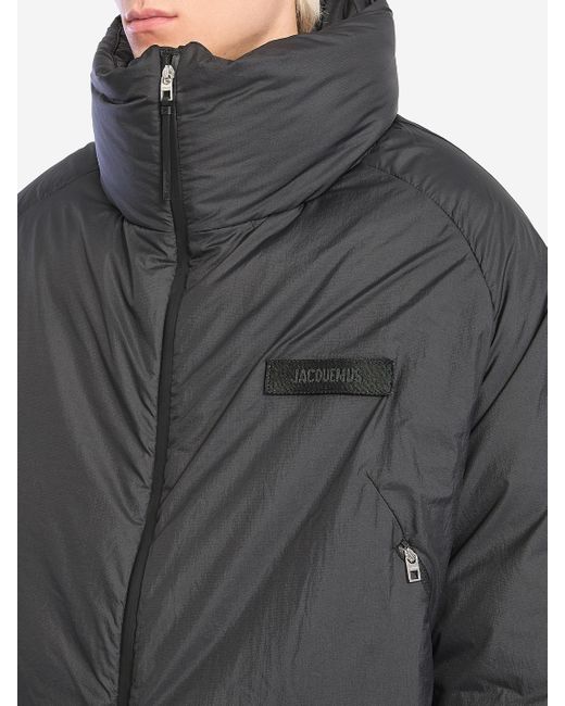 Jacquemus Gray La Doudoune Puffer Jacket for men