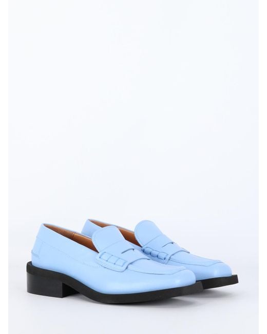 Ganni Light-blue Loafers