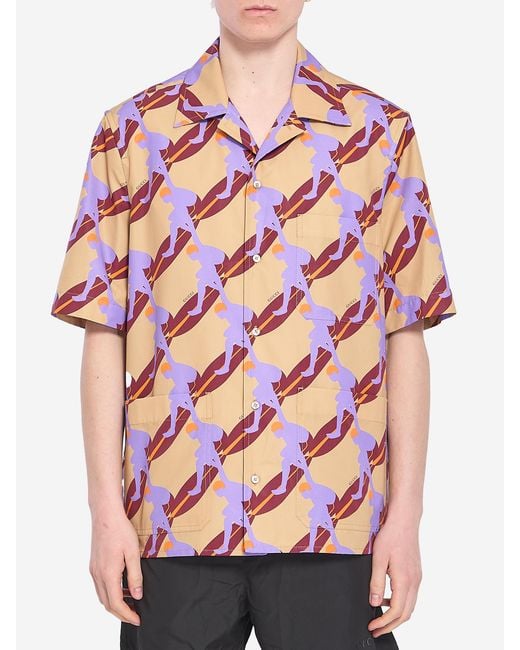 Gucci Pink Printed Shirt for men