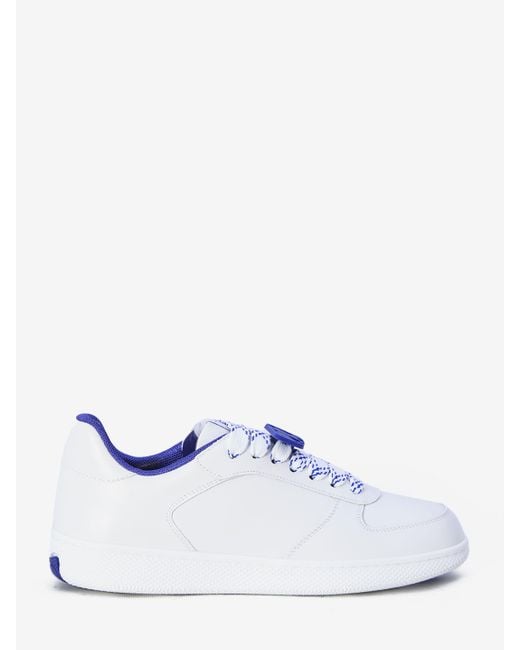 Burberry White Platform Sneakers