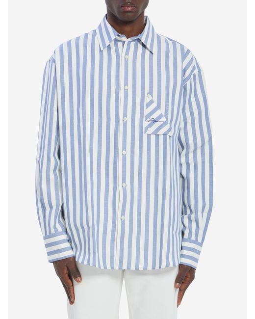 Jacquemus Blue Voilier Shirt for men