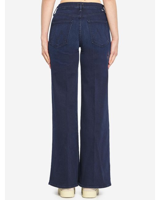 Mother Blue The Twister Sneak Denim Jeans