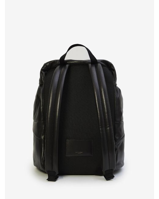 Saint Laurent Leather Backpack in Black for Men Lyst