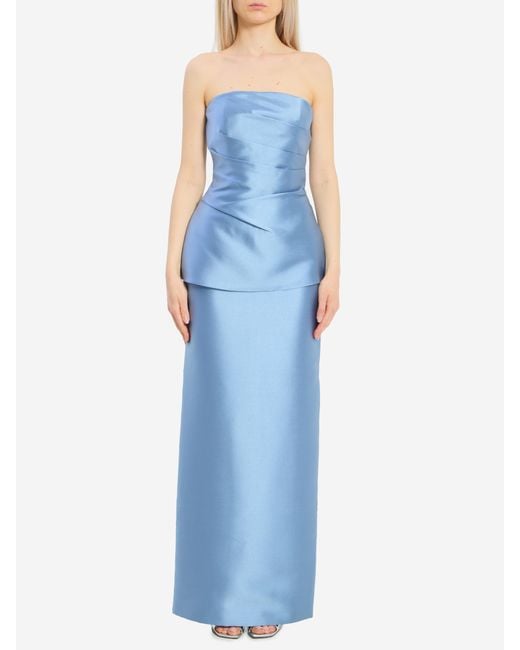 Solace London Blue Lucille Maxi Dress