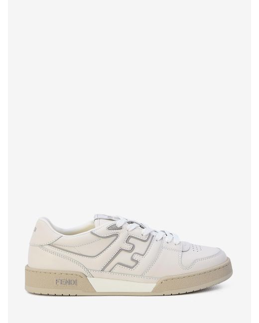 Sneakers Match di Fendi in White da Uomo