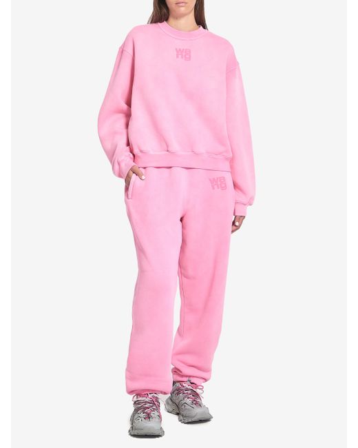 Alexander Wang Pink Essential Terry Classic