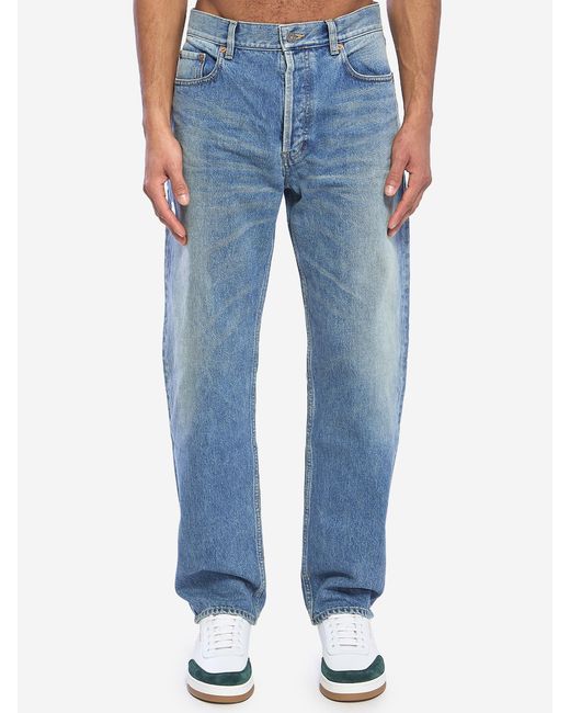 Saint Laurent Blue Long Mick Jeans for men