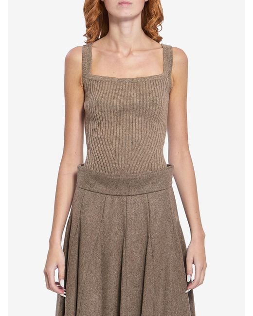 Max Mara Brown Top "Aretusa"