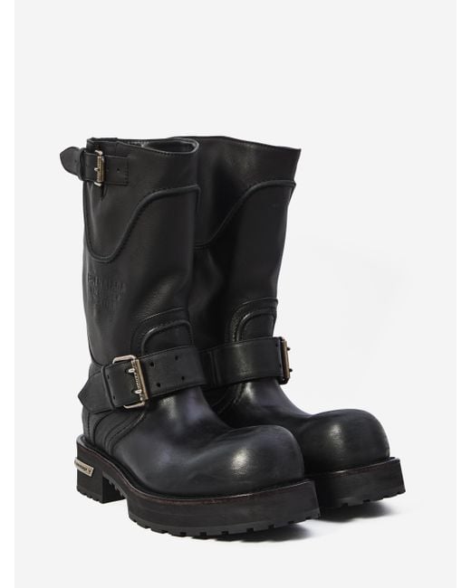 Balenciaga Black Venom Boots for men