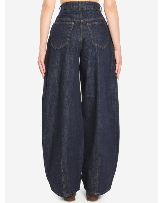 Jacquemus Blue De Nimes Ovalo Denim Pants