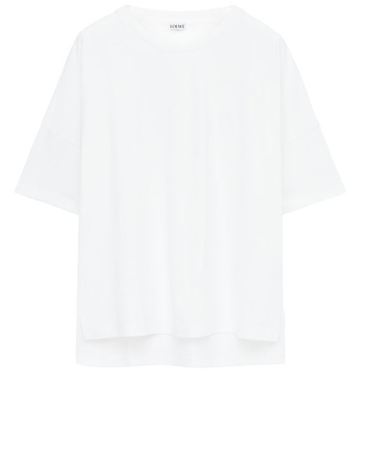 Loewe White Cotton T-shirt