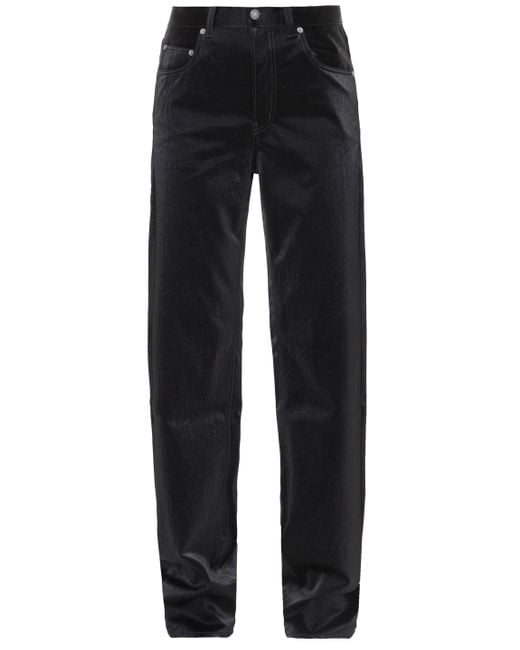Saint Laurent Extra Long Jeans in Black Lyst UK