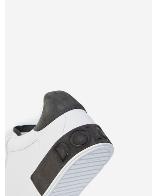 Dolce & Gabbana White Portofino Sports Shoes for men