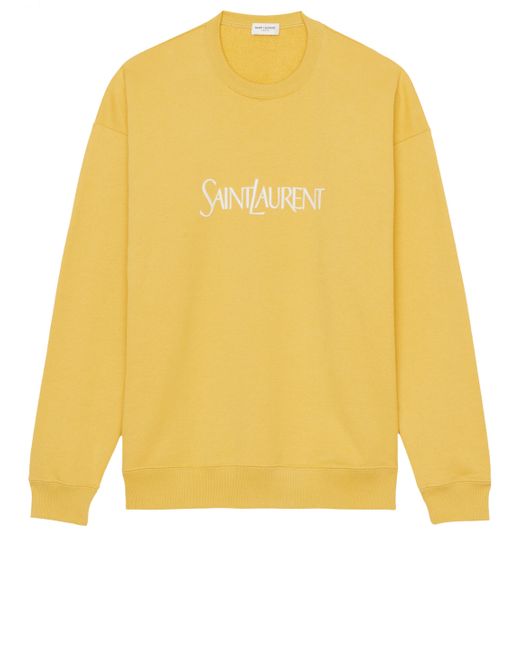 Saint Laurent Yellow Sweatshirt for men