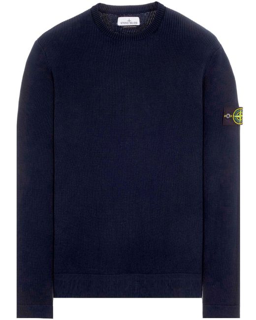 Stone Island Cotton Jumper in Blue for Men Lyst UK