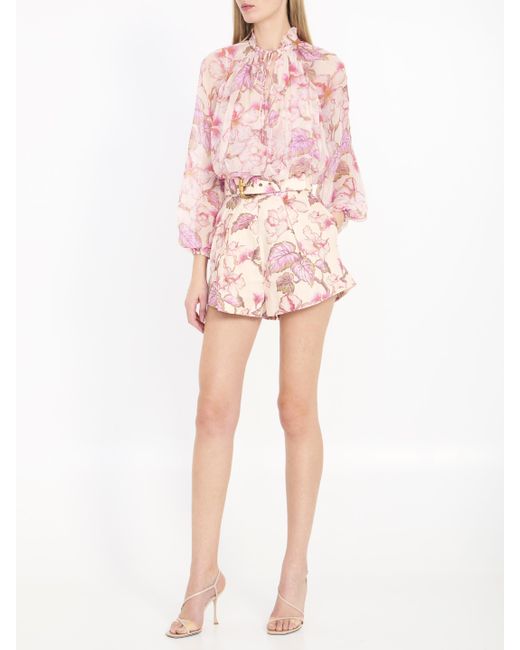 Shorts Matchmaker Tuck di Zimmermann in Pink