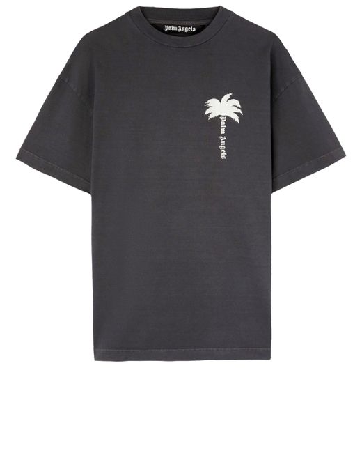 Palm Angels Black The Palm Tshirt for men