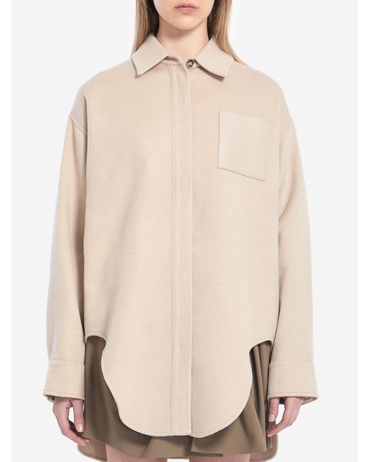 Loewe Natural Wool And Cachemire Overshirt