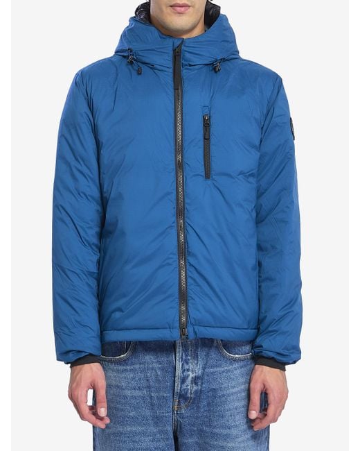 Canada Goose Blue Lodge Hoody Jacket for men