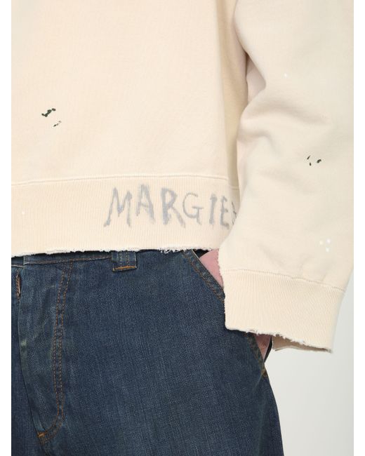 Maison Margiela Natural Logo Sweatshirt for men