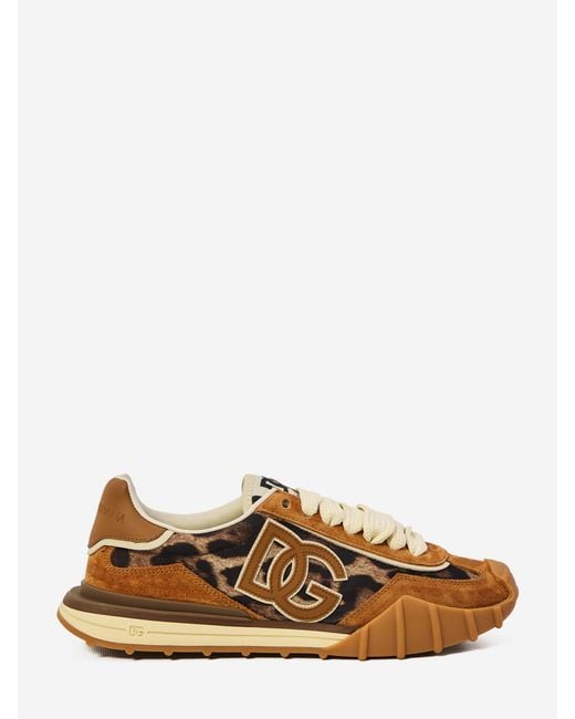 Dolce & Gabbana Brown Dg Athletic Sneaker