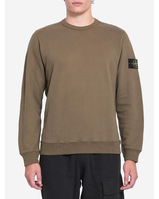 Felpa di Stone Island in Brown da Uomo