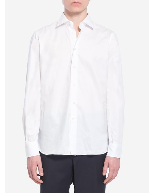 Borriello White Spaccanapoli Shirt for men