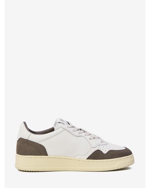 Autry White Medalist Sneakers for men