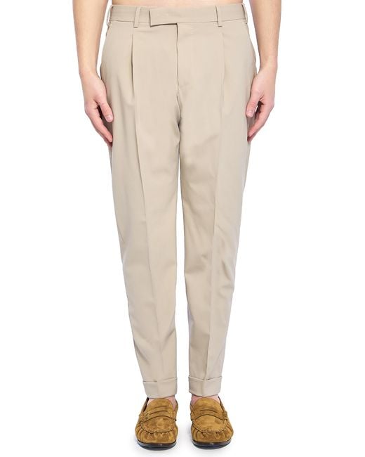 PT Torino Natural Rebel Stretch Virgin Wool Pants for men