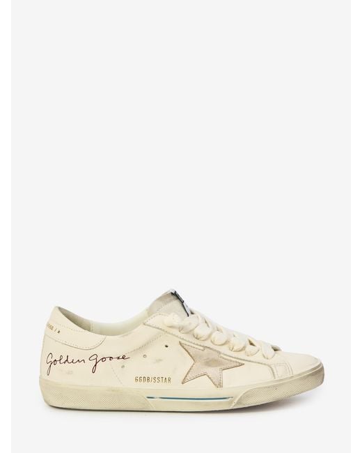 Golden Goose Deluxe Brand Natural Super Star Sneakers for men