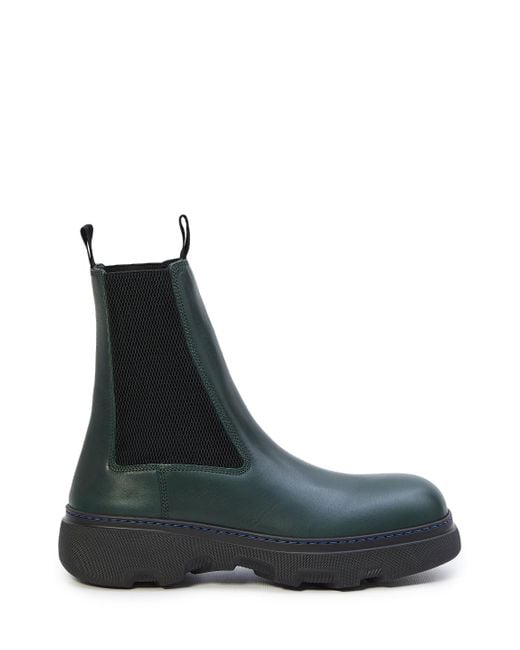 Burberry Creeper Chelsea Boots in Black for Men | Lyst