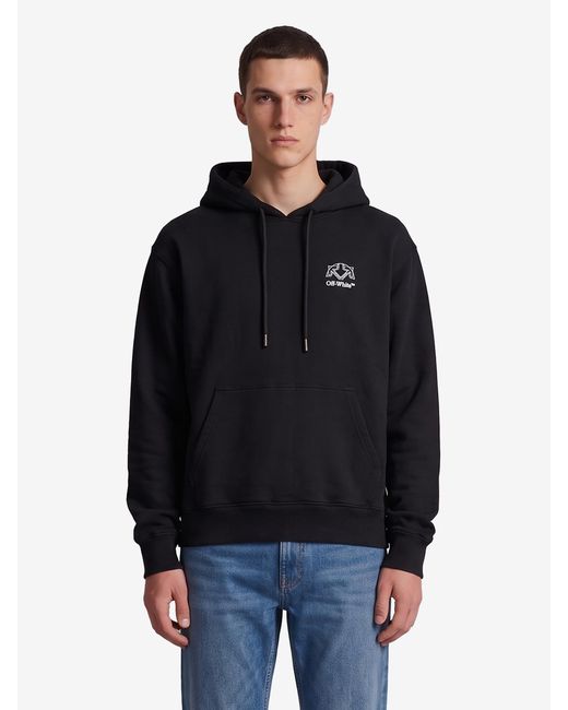 Off-White c/o Virgil Abloh Black Offline Half Arrow Skate Hoodie for men