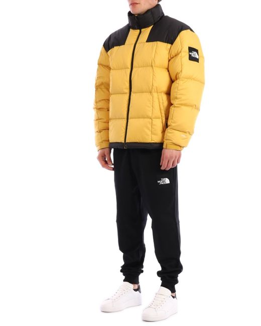 the north face puffer jacket yellow