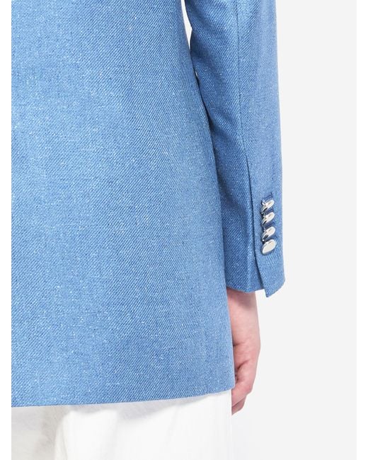Tagliatore Blue Singlebreasted Jacket