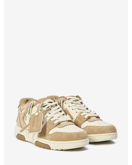 Off-White c/o Virgil Abloh Natural Out Of Office Sneakers for men