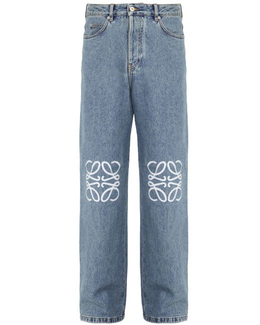 Loewe Anagram Jeans in Blue for Men | Lyst