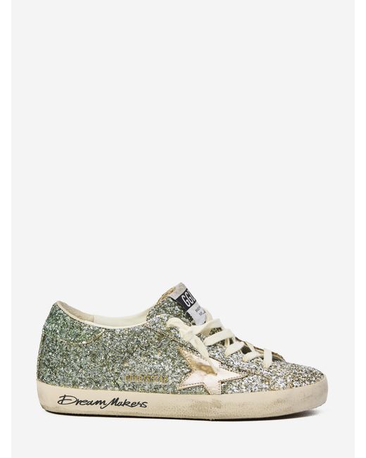 Golden Goose Deluxe Brand White Super Star Sneakers